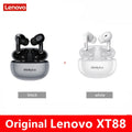 Fone de Ouvido Sem Fio Original Lenovo XT88 TWS  Bluetooth 5.3 Estéreo Duplo Redução de Ruído Baixo Controle de Toque.