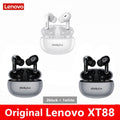 Fone de Ouvido Sem Fio Original Lenovo XT88 TWS  Bluetooth 5.3 Estéreo Duplo Redução de Ruído Baixo Controle de Toque.